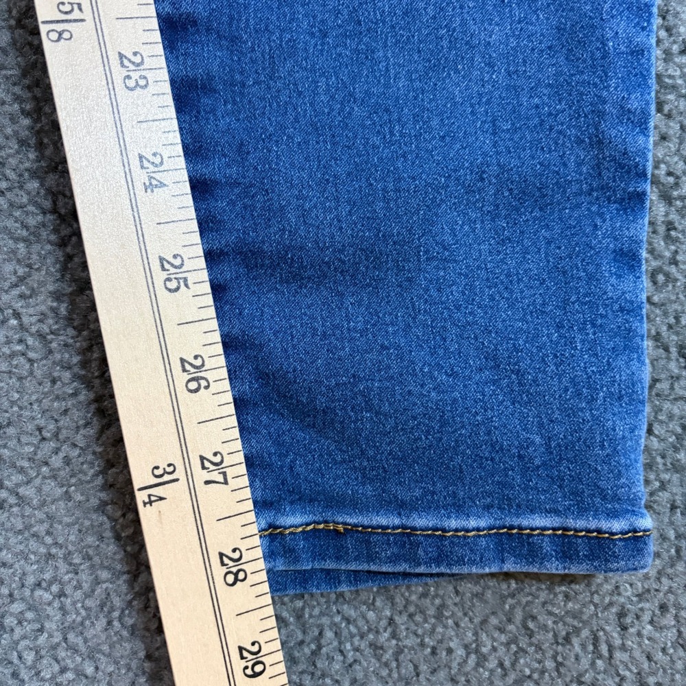 Curve Appeal Jeans Womens 10/30 Blue Curve Creator High Rise Skinny Stretch - Picture 2 of 10